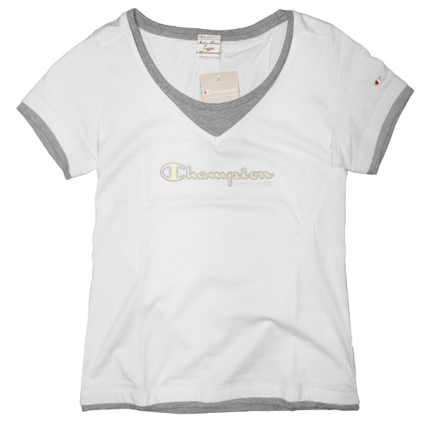 105821 006 Champion Crewneck Women's t-shirt (white)