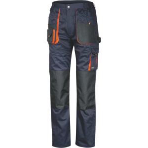 546 Fageo Trousers Navy/Orange