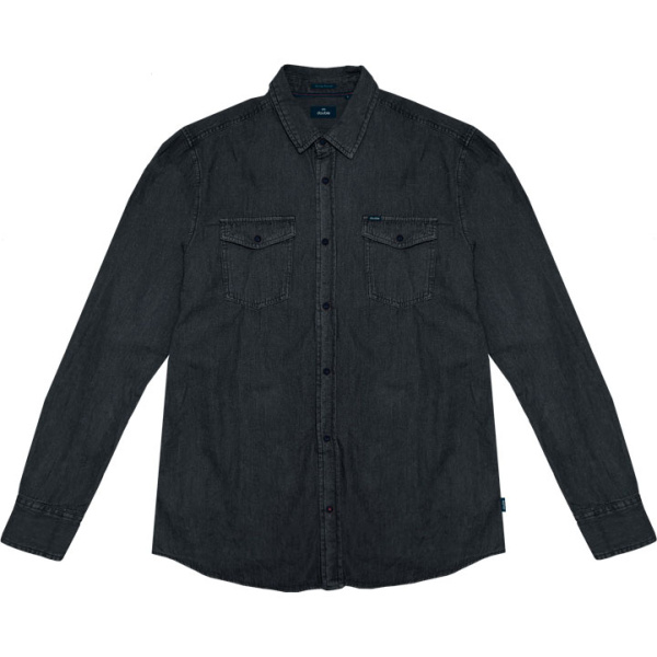 DS-21A Double Denim Shirt (Μεγάλα μεγέθη) Black