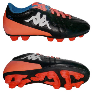 3025870 905 Kappa 4 Soccer Player FG Kid (black/orange fluo)