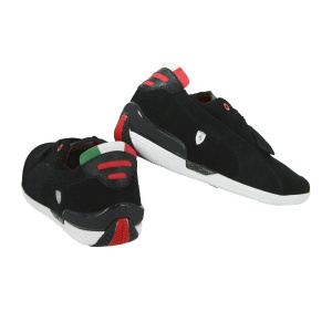 304182 01 Puma Driving Power 2 Low SF (black/rosso corsa)