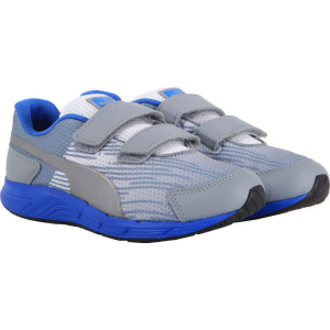 358663 01 Puma Sequence V Kids (TRADE WINDS-STRONG BLUE)