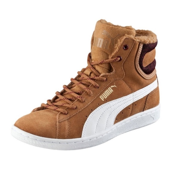 359390 03 Puma Vikky Mid Marl (chipmunk/brown/white)