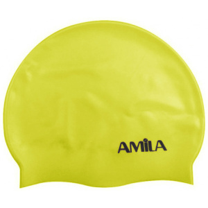 47015 Amila Silicon Swim Cap (yellow)