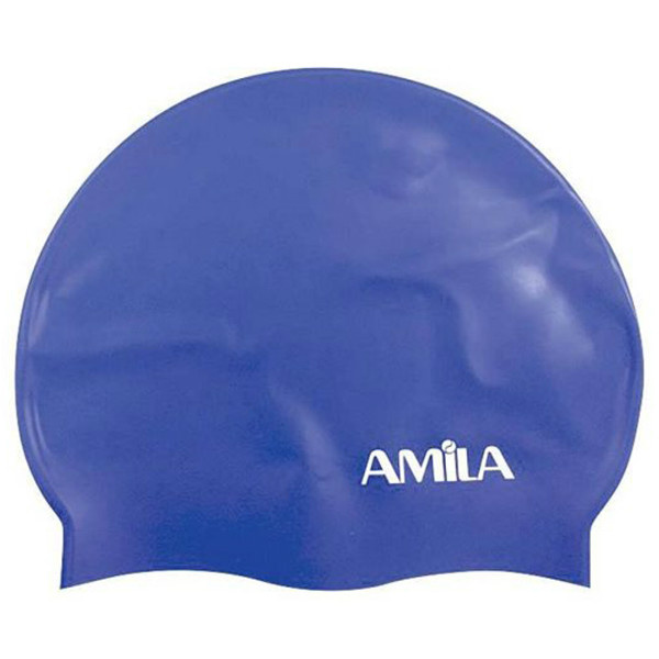 47020 Amila Silicon Swim Cap (blue)