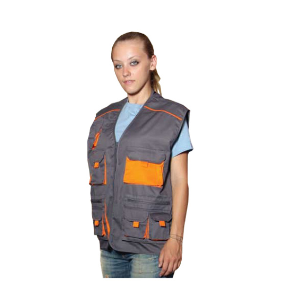 526 Fageo Vest Gray/Orange