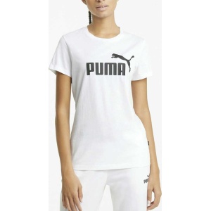 586774-02 Puma Logo Tee (Puma White)