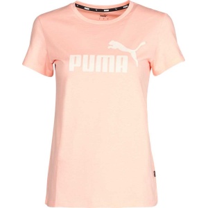 586775-26 Puma Logo Tee (Apricot Blush)