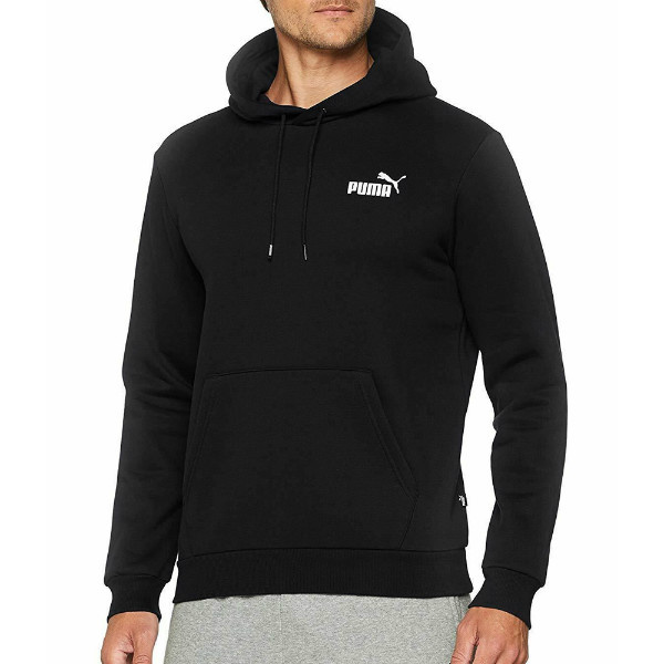 851744 01 Puma Fleece Hoodie (black)