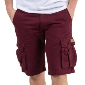 MSHO-133A Double Cargo Βερμούδα (Μεγάλα μεγέθη) (Aubergine)