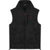 MFT-09  Double Full Zip Fleece Zilet Top (Black)