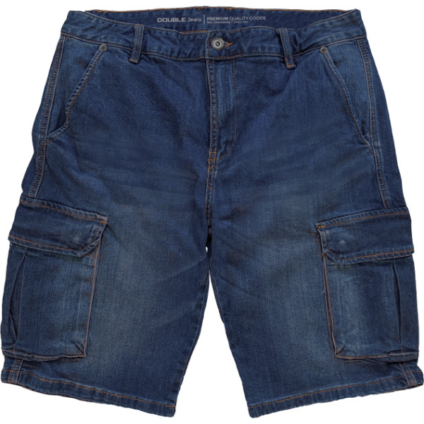 MJS-29 Double Men’s Jeans Shorts (Denim Blue)