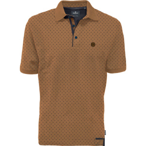 PS-266A Polo Pique All Over Print (Μεγάλα μεγέθη) (Camel)