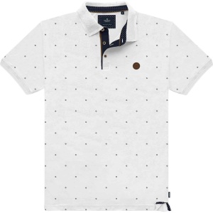 PS-299SA Double Polo Pique All-Over Print (Μεγάλα μεγέθη) (Off-White)