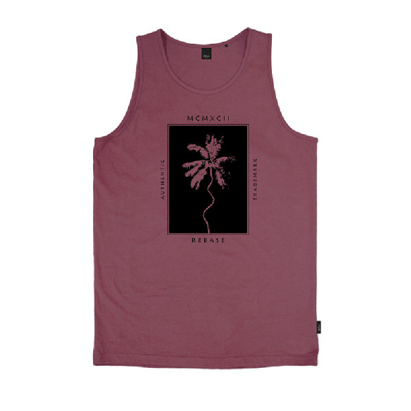 RTSL-6SA Rebase Tank Top (μεγάλα μεγέθη)(dusty wine)