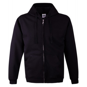 SWZ-280 Keya Hooded sweatshirt with full zip Χρώμα Μαύρο