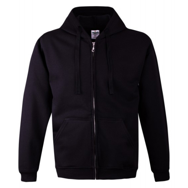 SWZ-280 Keya Hooded sweatshirt with full zip Χρώμα Μαύρο