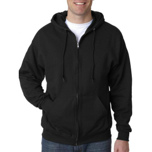 SWZ-280 Keya Hooded sweatshirt with full zip Χρώμα Μαύρο