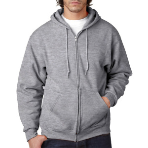 SWZ-280 Keya Hooded sweatshirt with full zip Χρώμα Γκρι