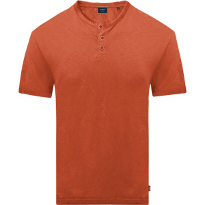 TS-182 Double Men's Henley T-shirt (Orange)