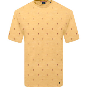 TS-191A Double Men's T-shirt (Μεγάλα μεγέθη) (Yellow)