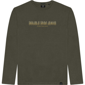 TS-237A Double Round Neck Graphic Print (Khaki)