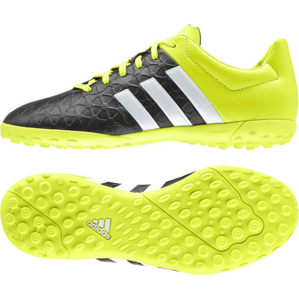 B27022 Adidas Ace 15.4 TF J (cblack/ftwwht/syello)