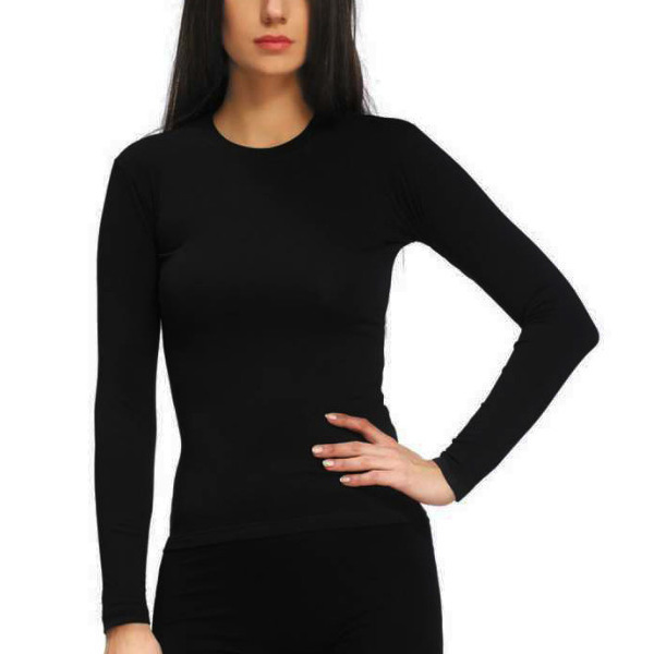 KT01W Kota Thermal Underwear Γυναικεία ισοθερμική μπλούζα Χρώμα Μαύρο