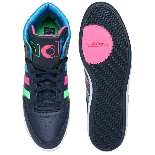 F98643 Adidas Hoops CST Street W (conavy/solblu/sopink)