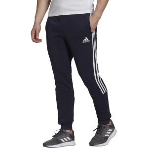 GK8977 Adidas Essentials Παντελόνι Φόρμας με Λάστιχο Fleece (Navy)