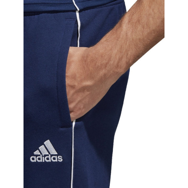 CV3753 Adidas Core 18 Παντελόνι Φόρμας με Λάστιχο (Blue)