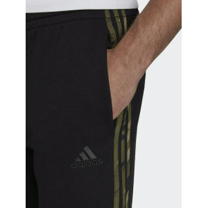 HE1871 Adidas Essentials Παντελόνι Φόρμας με Λάστιχο Μαύρο