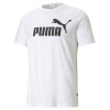 586666-02 Puma Logo Tee (Puma White)