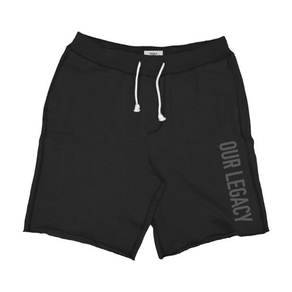 MS-15VA Double Terry Fleece Shorts (μεγάλα μεγέθη) (black)