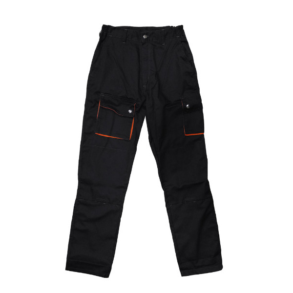 PNTS 03 Παντελόνι εργασίας Χρώμα Μαύρο/Πορτοκαλί