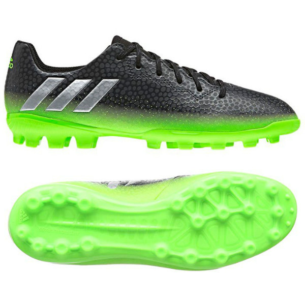S80587 Adidas Messi 16.3 AG J dk grey silvmt sgreen Discount Store