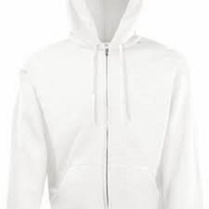 SWZ-280 Keya Hooded sweatshirt with full zip Χρώμα Λευκό