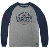 TS-111 Double T-shirt Raglan Peach Finish (grey/navy)