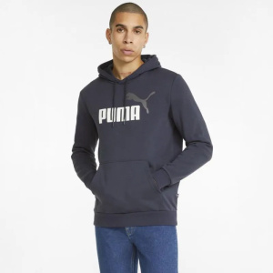 586764 43 Puma Hoodie Big Logo Navy