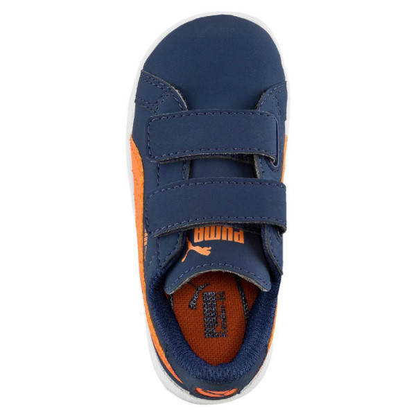 359044 03 Puma Smash Buck V Kids (peacoat/vermilion orange)