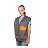 526 Fageo Vest Gray/Orange