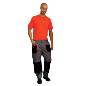 546 Fageo Trousers Gray/Orange