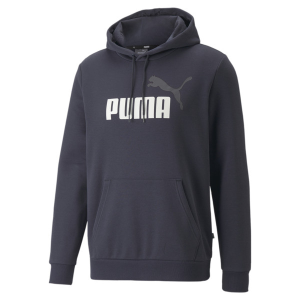 586764 43 Puma Hoodie Big Logo Navy