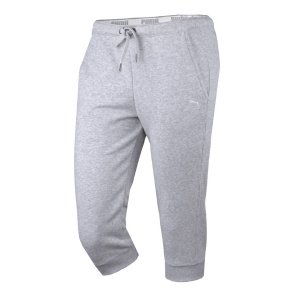 832156 08 Puma Style Capri Γυναικείο παντελόνι κάπρι (light gray leather)
