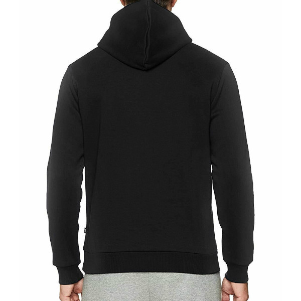 851744 01 Puma Fleece Hoodie (black)