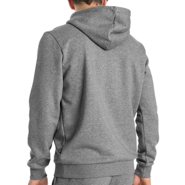 851744 03 Puma Fleece Hoodie (grey melange)