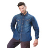 DS-01VA Double Ανδρικό πουκάμισο τζην (μεγάλα μεγέθη)