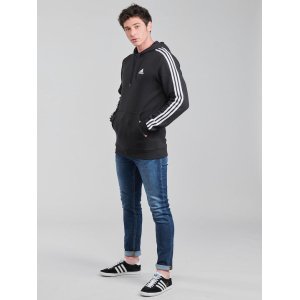 GK9072 Adidas M 3S FL Hoodie (Black)