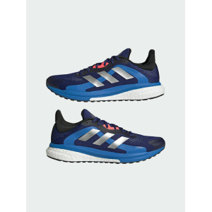 GX3056 Adidas Men SolarGlide 4 ST (Indigo/silver metalic/turbo)