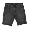 MJS-19VA Double Denim Shorts (μεγάλα μεγέθη)(denim black)